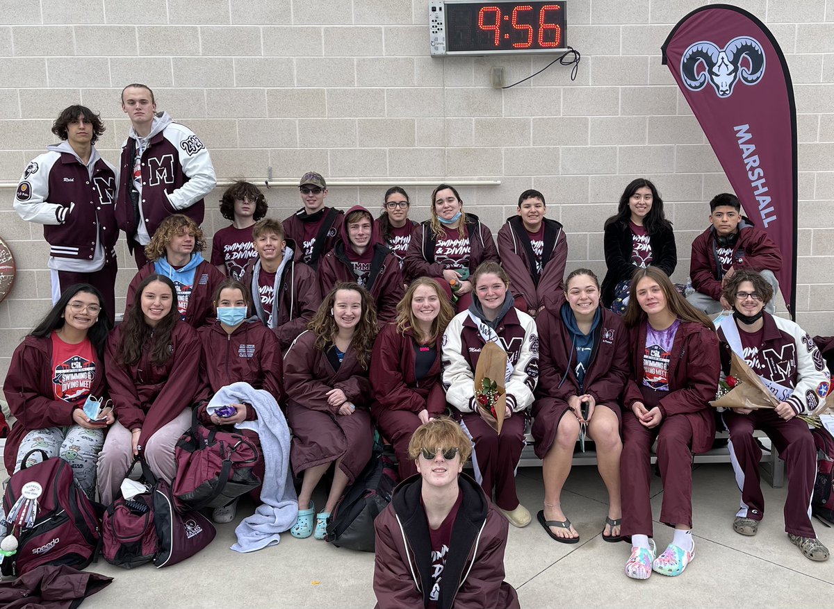 Marshall Swim & Dive (@ramswim_dive) on Twitter photo Great districts! 16 regional qualifiers! Girls 4th in district, Boys 5th in district. On to regionals!
#GoRams
<a href="/jmarshallrams/">John Marshall Athletics</a>
<a href="/NISDMarshall/">NISDMarshall</a>
<a href="/NISDAquatics/">NISD Aquatics</a> Great districts! 16 regional qualifiers! Girls 4th in district, Boys 5th in district. On to regionals!
#GoRams
<a href="/jmarshallrams/">John Marshall Athletics</a>
<a href="/NISDMarshall/">NISDMarshall</a>
<a href="/NISDAquatics/">NISD Aquatics</a>
