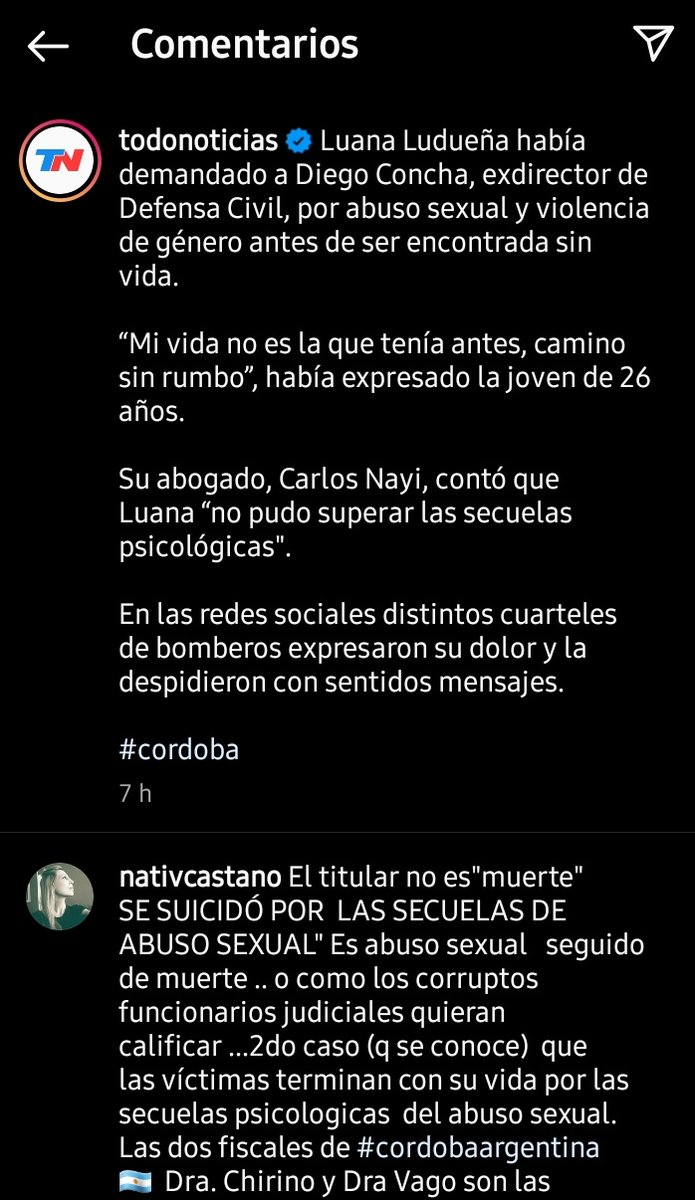CastanoNati's tweet photo. Resulta que para  #Instagram llamar las cosas como son está #Prohibido ... Y a TN le falta perspectiva de género... Combinación fatal ...#BastaYa #ViolenciaMachista @Stolae @redvivaong @SaraBarni1 @lilianahendel @Hermidaleyenda @APDHArgentina #UnaPayasadaEs https://t.co/cfc6uAYRIj