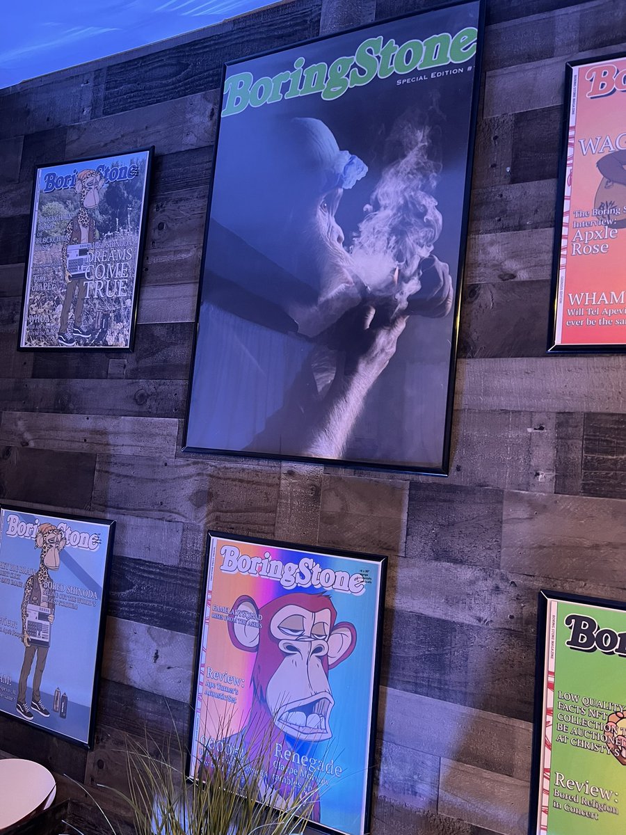 kellicrypto's tweet photo. @BoringStoneNFT doing some re arranging - think this special edition deserves to be in the middle. LOL if we keep this up, we may have to start on another wall 😩😂 @TexasPlates713 #boringstone #boringstoners #nfts #NFTCommmunity #NFT #nftcollector #opensea https://t.co/fJFfmaNfXN