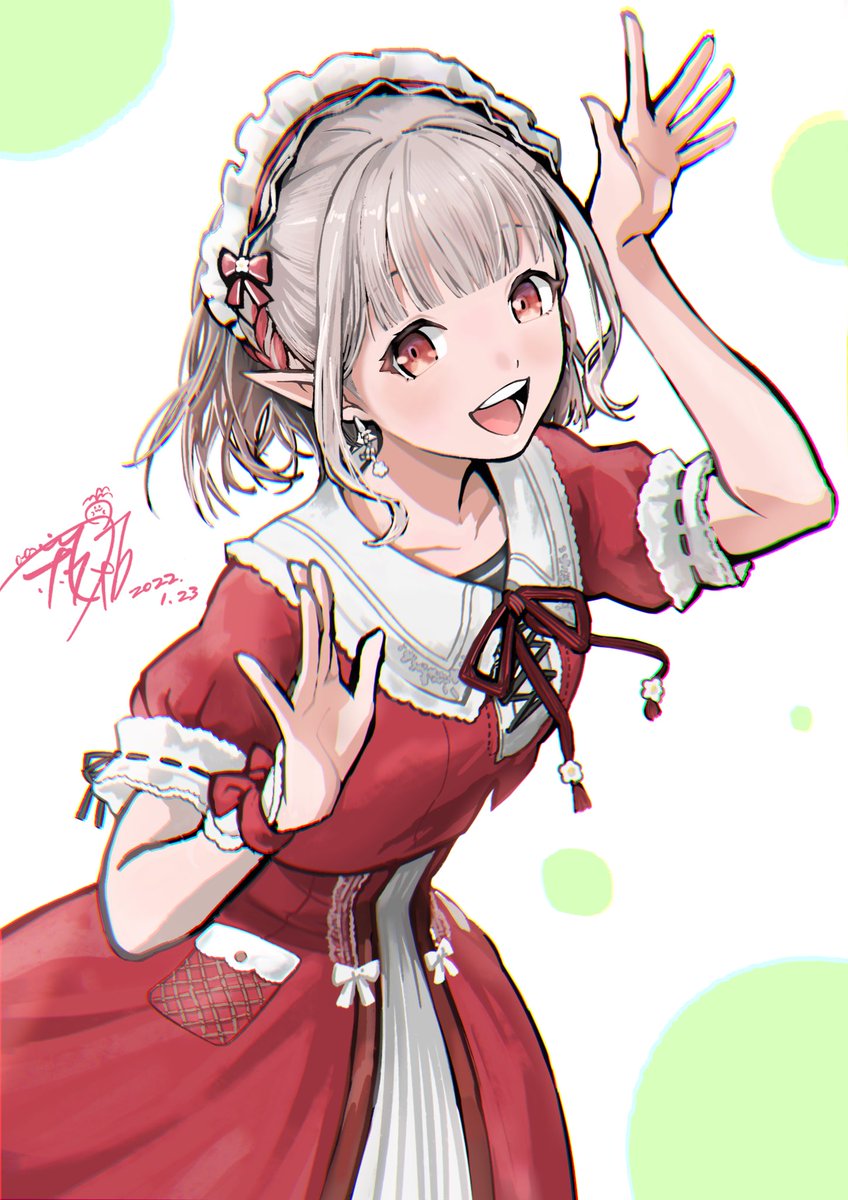 えるの絵だよ こんにち〜えるえる〜！ 数日前初めて「#えるとえる」を