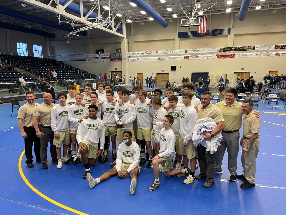 Back-to-back Champs!  <a href="/bufordwrestling/">Buford Wrestling</a> takes 6A Team Dual State 🏆  outdistancing Valdosta. bit.ly/33YOdNg
<a href="/SeWrestle/">SEWrestle</a> <a href="/GeorgiaGrappler/">Georgia Grappler</a>