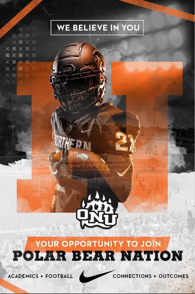 Blessed to have received an offer from Ohio Northern university 🧡🤍. <a href="/UHSTitansFB/">UHS Titans Football</a> <a href="/CoachAC_21/">Austin Cordova</a> <a href="/DevinRussell73/">Devin Russell</a>