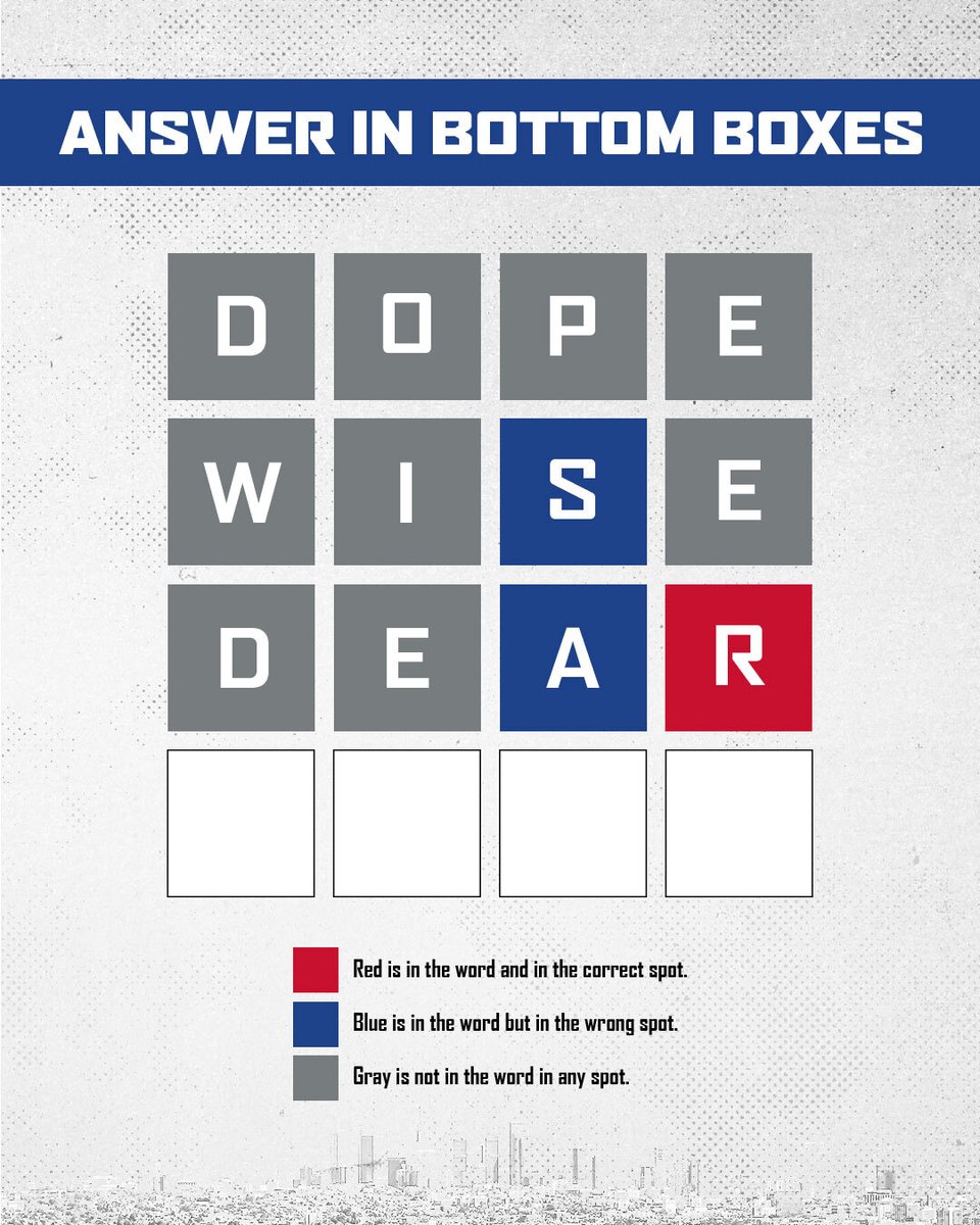 LAClippers's tweet image. 🌟 Here's another one #ClipperNation guess the 4-letter word that describes @Yg_Trece 🌟

Put your answers below ⬇️

🌟 Vote for #PaulGeorge for #NBAAllStar 🌟