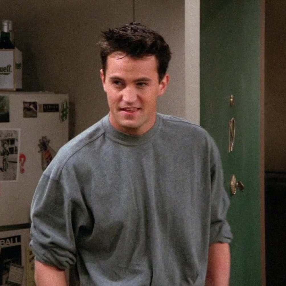 i love chandler bing. send tweet