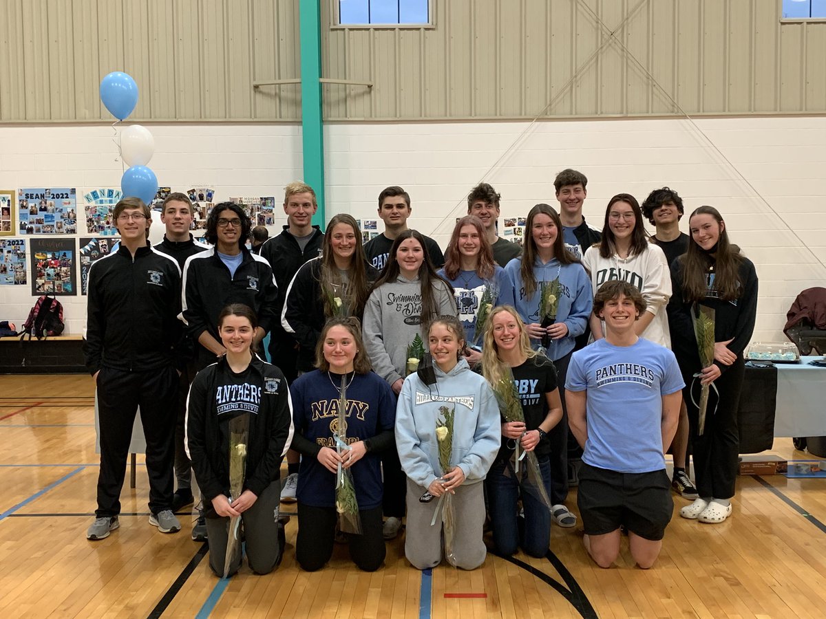 Congrats to our Senior Darby Swim &amp; Dive members. Thanks for all of your hard work over the years. Once a Panther, always a Panther! #leavealegacy