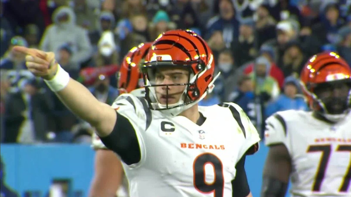 NFL's tweet image. To the AFC Championship. #NFLPlayoffs