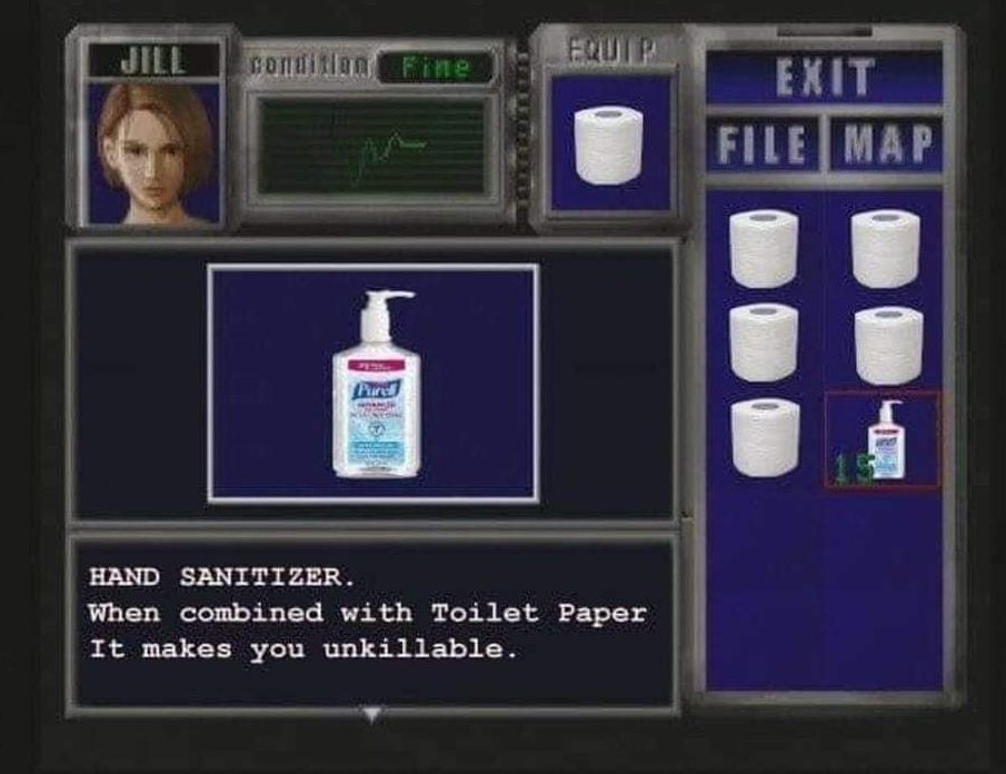 ResiEvilCentral's tweet photo. This is what Resident Evil would look like if it took place in 2020.

#REBHFun #REBH25th #ResidentEvil https://t.co/ZNfhrxiT3m