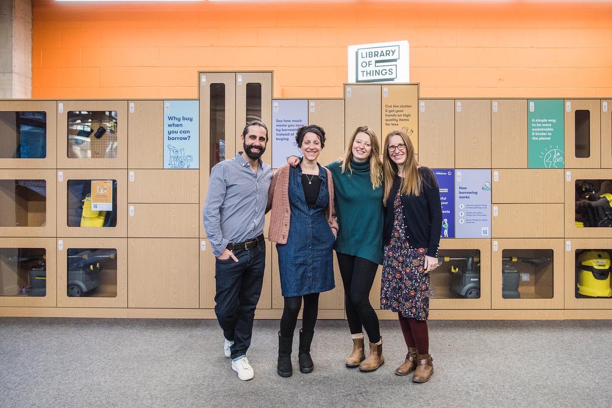 ander80's tweet photo. It may have taken 3 years in the making, but we finally launched @libraryofthings in Dalston earlier this week. Thanks to so many key people that supported the scheme from the start, now residents can borrow items instead of buying. Councils enabling the circular economy. https://t.co/qXaQj0gog6