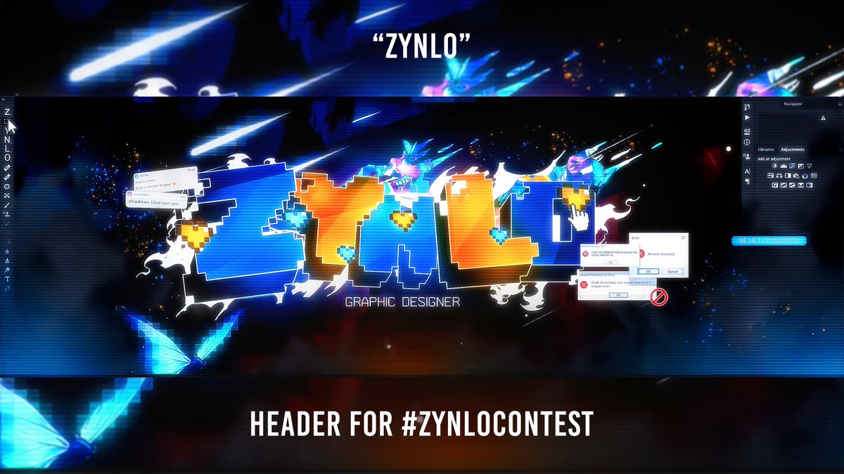 ShadowsXDesigns's tweet image. ZYNLO💙🧡 #ZynloContest 

support appreciated