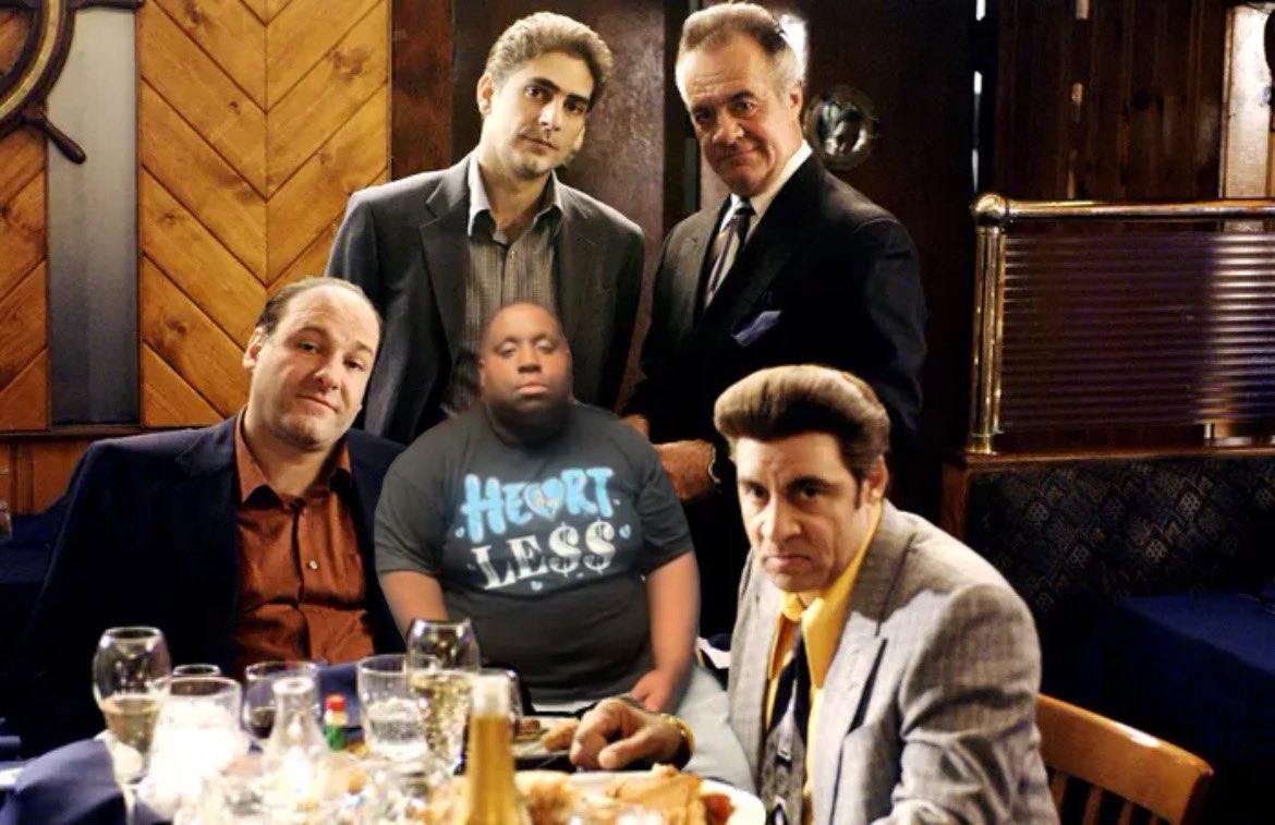 I should’ve never smoked that shit and ate gabagool now I’m in The Sopranos