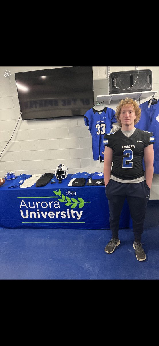 mattoconnellpal's tweet photo. After a great visit today I’m blessed to receive an offer from @AU_SpartanFB! @AUCoachZim         @LyonsTwpFball @EDGYTIM @PrepRedzoneIL https://t.co/KEQoxmQZVb