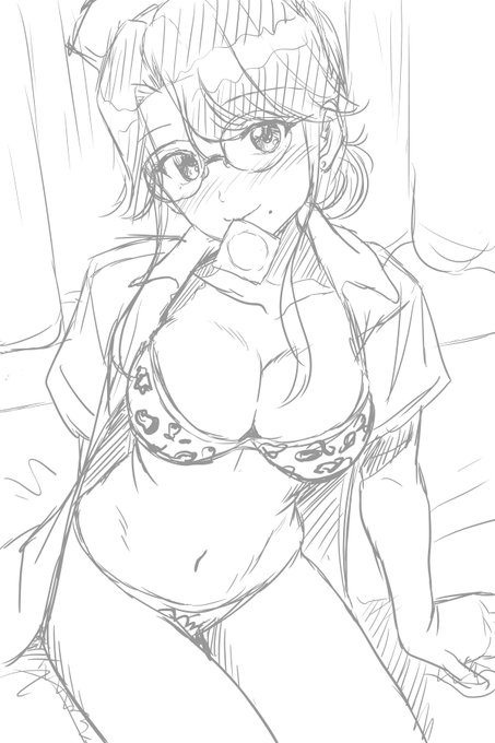 ヒョウ柄下着ナースさんと秘密の時間。 