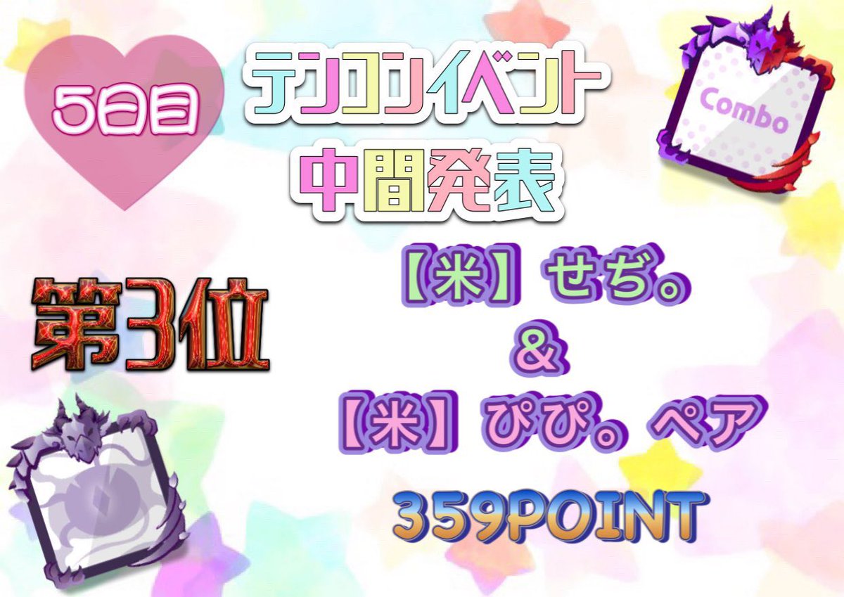 friend100_rd's tweet photo. おはようございます❄
昨日のイベント中間発表を紹介します
5日目時点でのランキング3位は…
変動ありませんでした！
さてさて、本日テンコンイベント最終日🐯💥
400pointを目指す！1位狙う！という協力募集の声もあがってますね( ⍥ )‼️凄すぎる‼️
果たして…最終結果はどうなるのか⁉️楽しみですね😘 https://t.co/GRYXY8LnOg