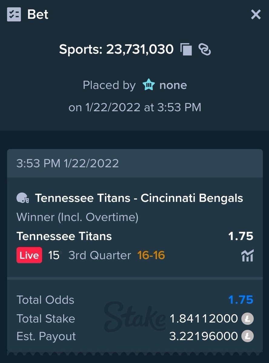 code_miya's tweet image. Comment your Stake username below 🥳

Haxer might tip someone if the bet wins 🤑