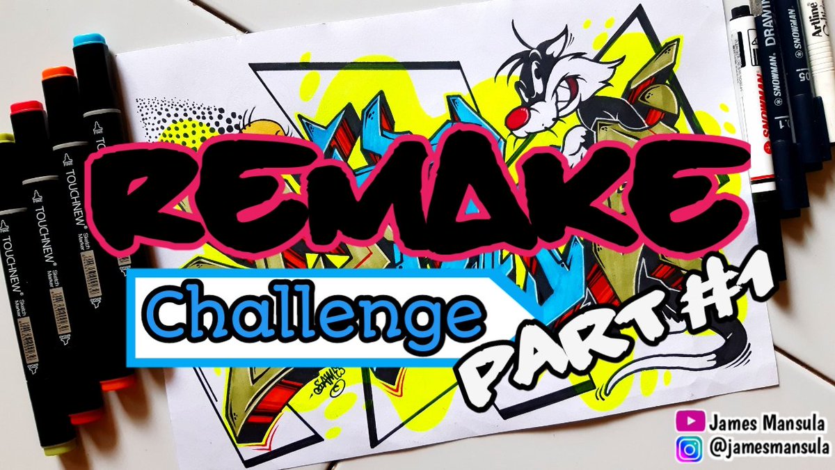 JamesMansula's tweet photo. https://t.co/HcdCiV3qvO
NEW VIDEO
#graffiti #graffitiart #graffitomania #graff #gravitysketch #art #artwork #handmade #style #sketch #sketchbook #sketchjanuary #sketches #Sketching #jamesmansula #tutorial #challenge #remakechallenge #remakegraffitichallenge #graffitiname https://t.co/SveaY4uHjv