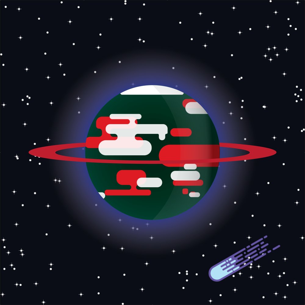 SimplePlanets's tweet photo. Todays Featured #SimplePlanet 🪐
#725
This planet has a Red Ring!!
Only 3.5% of all planets have this!!🔥
It looks so cool with the red continents and the green planet face.
Mint a new one at: https://t.co/xbKucYrxFT
@Element_Market Link: https://t.co/W7uughMVYl
#NFTs #NFT https://t.co/SGOtMwEkAI