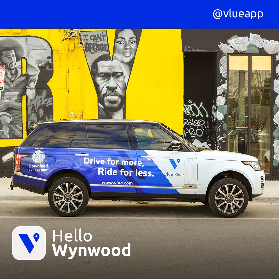 vlue_app's tweet photo. Hello, #Wynwood!🚙
If you see this #car, take a #picture and tag us!! 
Yeah, #Vlue is in #Miami! 😎

 #onlyindade #rideforless #city #driveformore #Wynwood #artdistrict https://t.co/yMD6v8qDIf