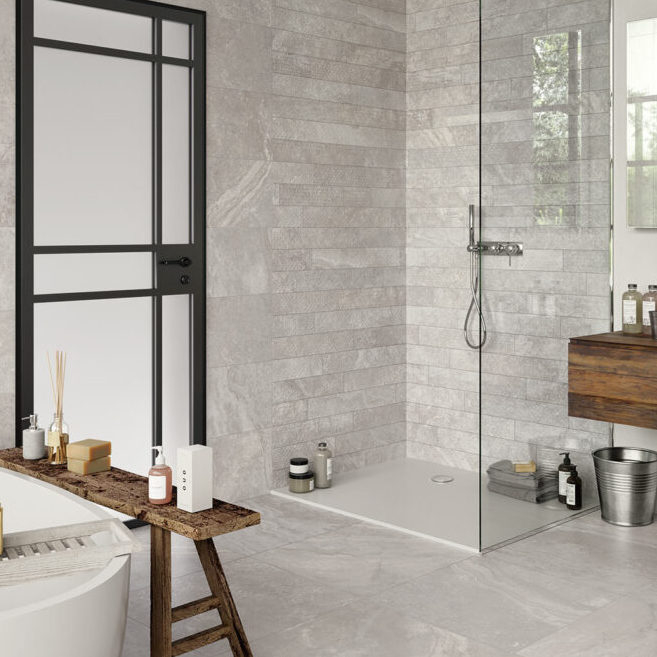 STREAM COLLECTION

The neutral tones from our Stream Collection lets you play with different colours and textures when designing your space. Look at how much of an impression these wood elements make in this bathroom paired with our tiles!

#BathroomInspiration #BeautifulHome