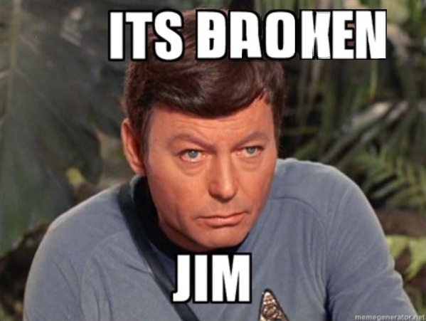 BIGDaddio29's tweet photo. @StdSucks "Reality has been broken"
Well Im glad @Alex_Kurtzman n @CBS are FINALLY admitting dat #NuTrek is BROKEN😏Us fans hav been tryna tell em dat since ep1 of STD #StarWreck
#ItsBrokenJim
Even Scotty couldnt fix dis💩He JUST DONT HAVE THE POWER!😝
#ItsDeadJim🥀
https://t.co/lsWVz9M1WF https://t.co/aCuQ6Mjzng