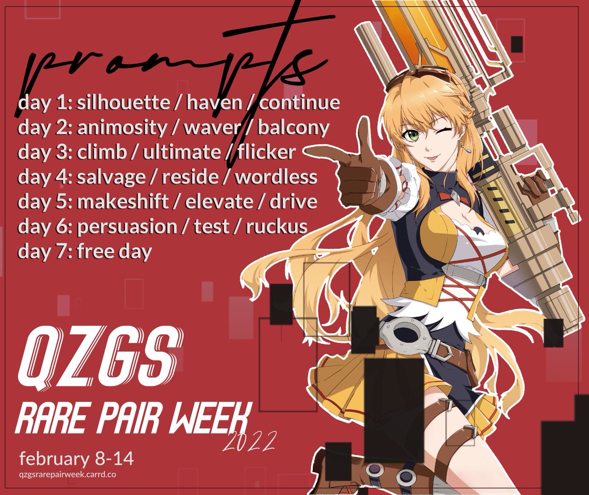 qzgs_gpa's tweet photo. It’s that time of year again... Welcome to #qzgsrarepairweek! Begin quest?

This is a straightforward event: no signups, all fanworks, any level of participation! There are no minimum or maximum requirements. #letyexiurest2k22 #qzgsrpw2022 https://t.co/VNTmNBXubc