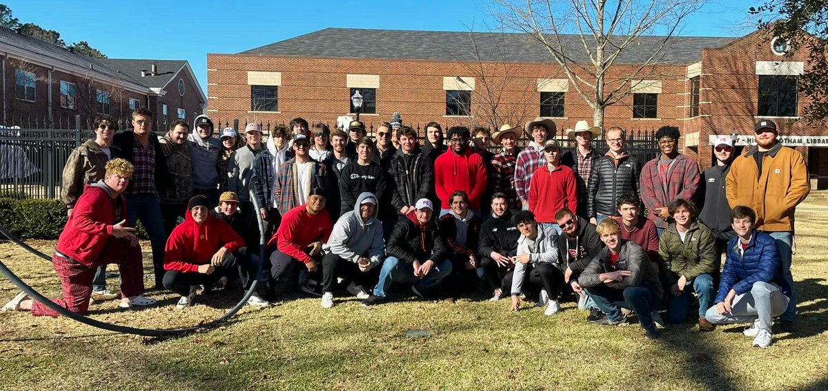 RhoSigma35's tweet photo. Red Shirts pose with the 26 members of PC1022, the largest class in several years. #rhosigma #redshirts https://t.co/0Jl48CLTKH