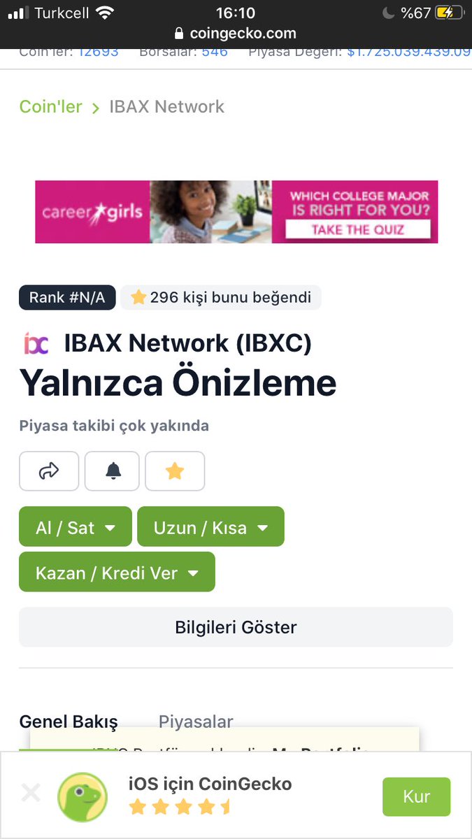 Dayamend11's tweet photo. @IbaxNetwork #CoinGecko #IBAXNetwork #IBAX https://t.co/6lffV4LL7S