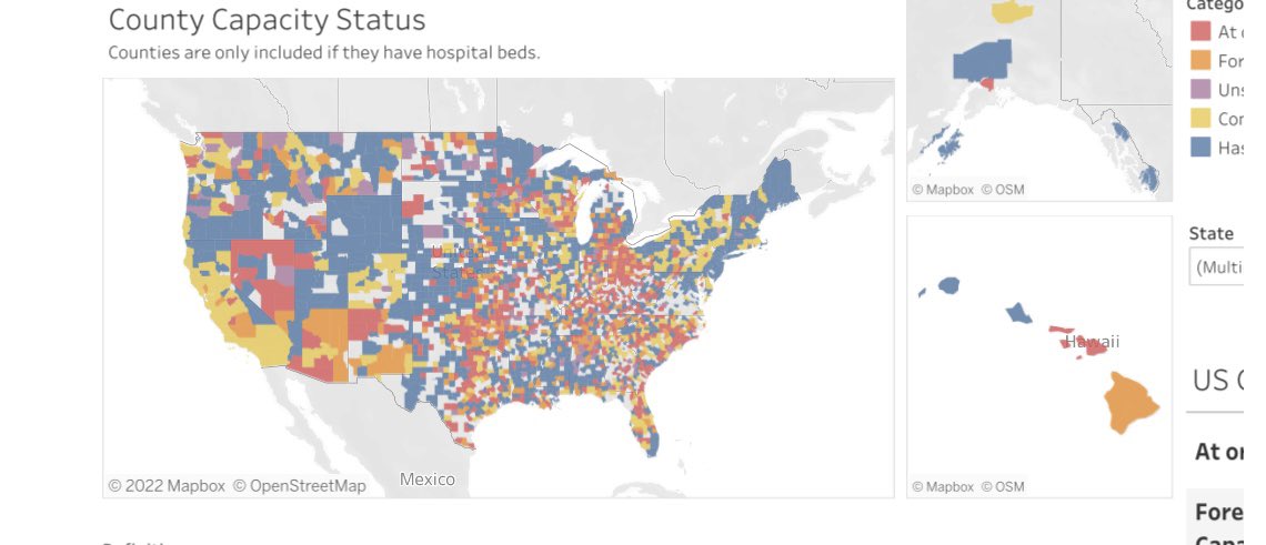 Bari Weiss (who edited my first NYT piece ever, in all transparency) is “done with Covid.”

Splendid!

However, let’s be data driven. 

The nation’s healthcare system is not. 

So please take a tour of some hospitals before you say mitigation doesn’t matter anymore.