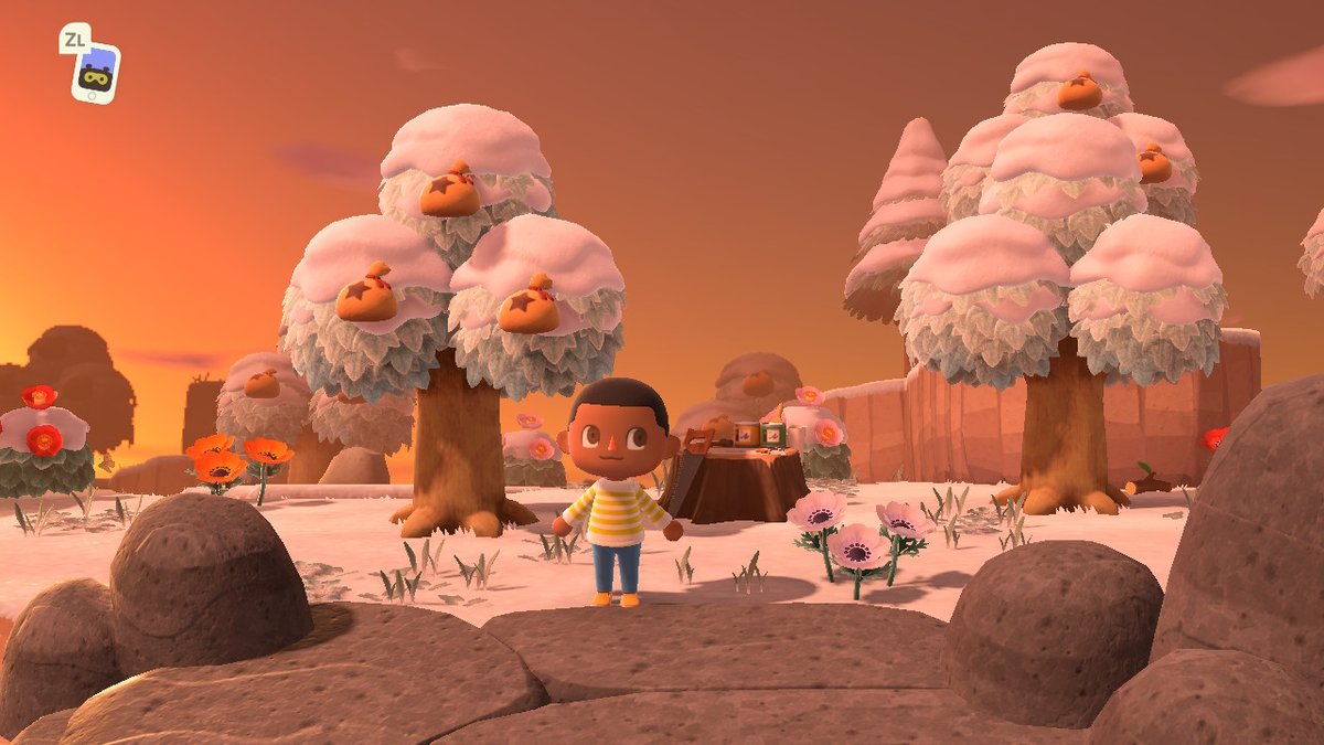 wishfulrider023's tweet photo. I just got on an island full of bell trees! Not NMTs. I went on a round trip and found an island with bell trees! This is for @GhostRobo to look at. #AnimalCrossing #ACNH #NintendoSwitch #trustswitchforce https://t.co/5LtDiyDb7x