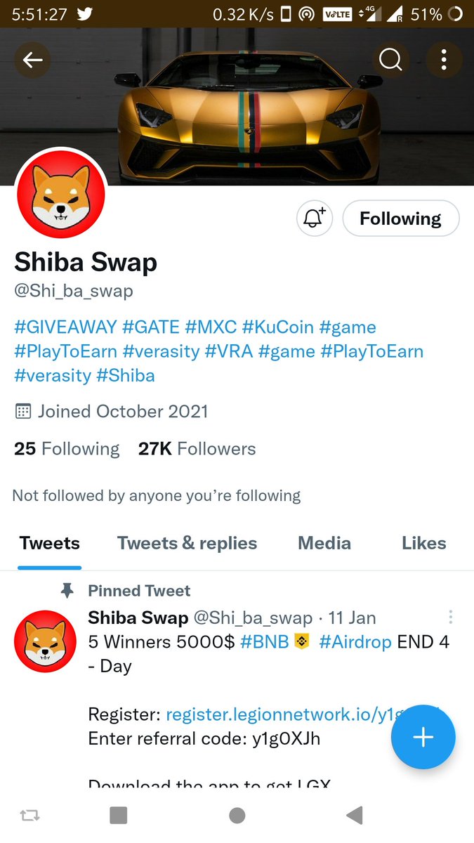 GVK_Official's tweet photo. @Shi_ba_swap Thanks for the opportunity. 

0xfcb2176967B2664D81abB2735D96AEa561bE9B2c https://t.co/vjUCDpZDWG