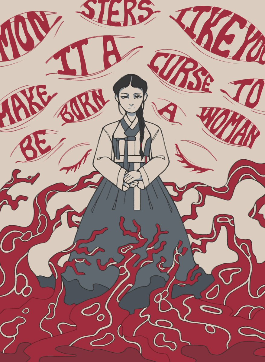 straylaughs's tweet photo. made this for my canada reads project for eng class 📌
#theforestofstolengirls #digitalart #myart https://t.co/v6aazefu9k