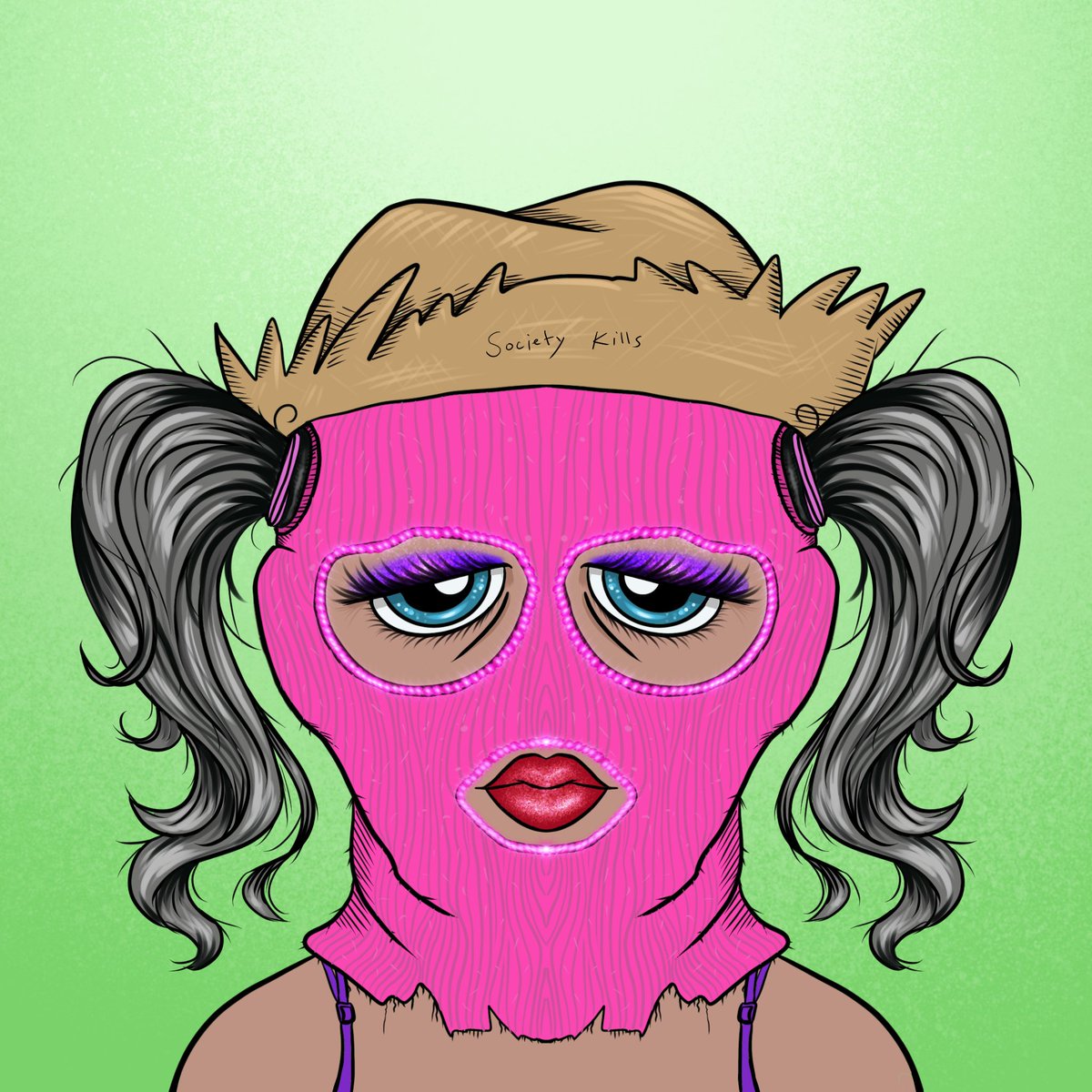 lvcurvv_'s tweet photo. La bandolera Pinky 💖 

“Society K’LLS” listed now on @opensea @NFTGalIery @nftartcrypto 

#nft #nftart #nftcommunity #nftcollectibles #nftcommunity #metaverse #blockchaintechnology #metamask #metamask🦊 #newnft #opensea #openseanft https://t.co/uWBft3orEw