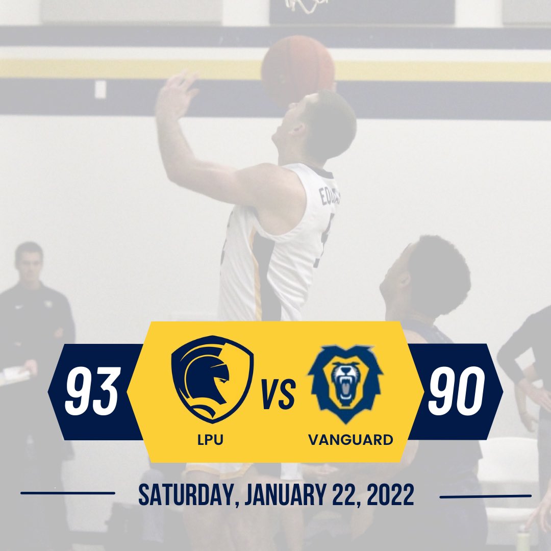 Warriors win in double overtime against Vanguard University! Our warriors travel north to William Jessup University and Menlo College this Thursday and Saturday for more conference match-ups. #WarriorUp