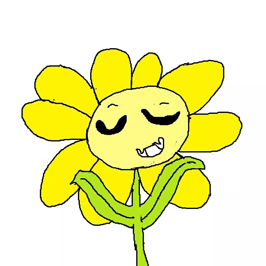 Flowey #floweytheflower #art #undertale