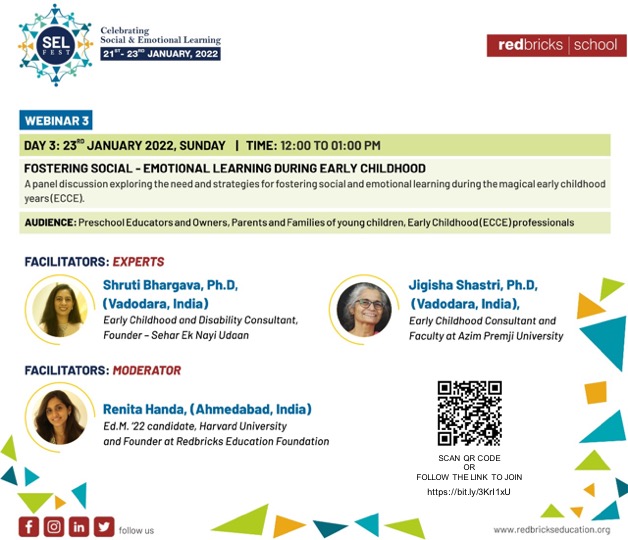 Redbricks's tweet photo. DAY 3 is here !! 🎉
Join us TODAY (23rd of January, 2022) for an insightful webinar conducted by experts from around India at 12 pm (IST)
Follow the link to join us: https://t.co/NJ63qV8yPr ! https://t.co/JbEJssyrvV
