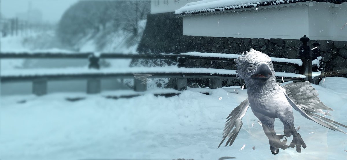 Exciting in the snow. Lovely

#NianticAR #ARPhotoADay 
#wizardsunite #HPWU
#魔法同盟 #InWinter