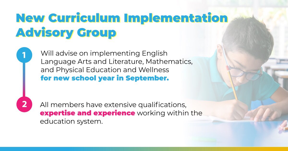 After receiving feedback from Albertans and education planners, our government is adjusting the implementation timelines for the new K-6 curriculum. The Curriculum Implementation Advisory group will help determine how to successfully implement the new curriculum in September.