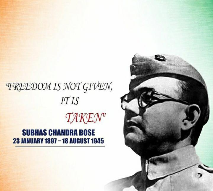 #NetajiSubhashChandraBose