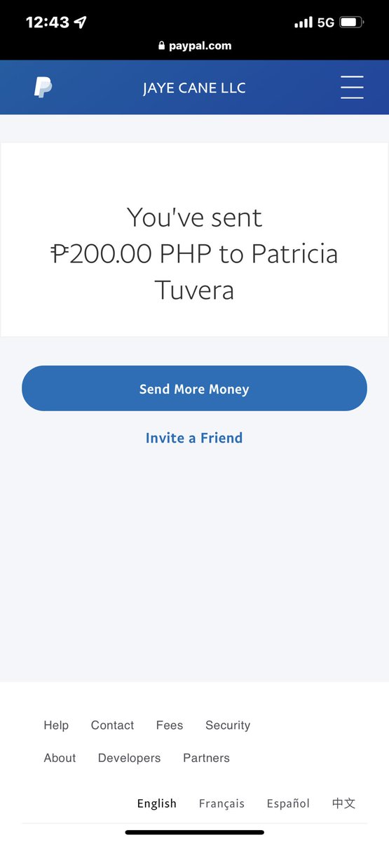 sent you money @laumilotionmore who’s next ? rt + done