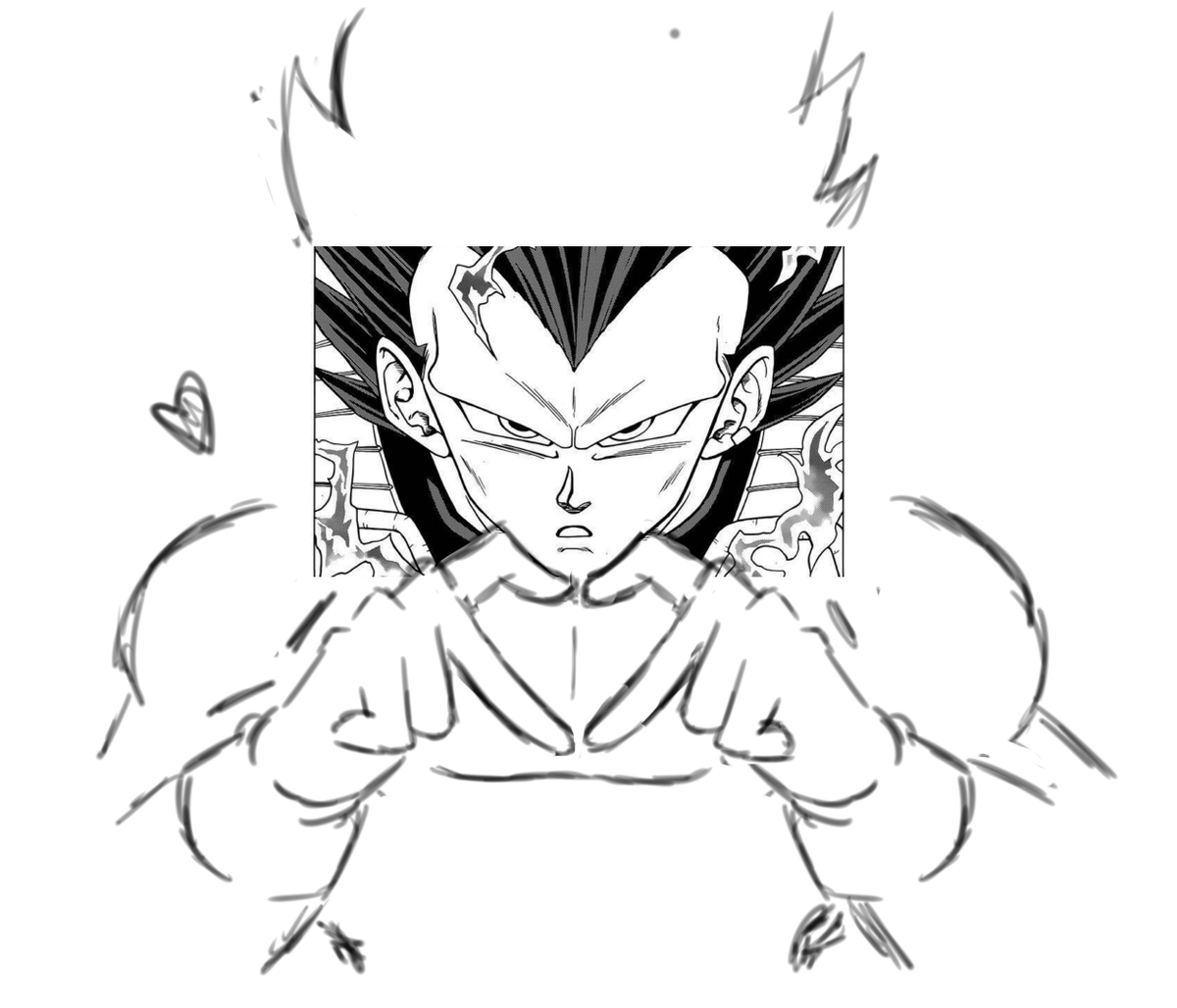 Luanexss's tweet photo. Sei lá hahaahha As vezes você imagina muitas coisas, quando ver as expressões dos personagens hahahaha🙄😂
#DragonBallSuper #DragonBall #vegeta #Macki #Gasdbs #Morodbs https://t.co/gfeASPCgzn