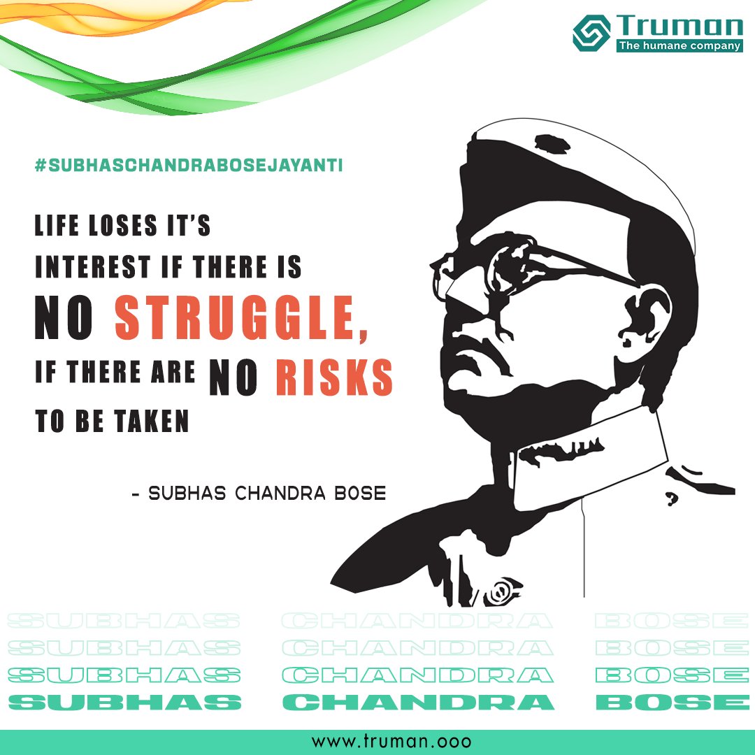 truman_ooo's tweet photo. NO MATTER WHAT YOU MAY SAY 
IT'S YOUR ACTION THAT SPEAKS FOR YOU.
.
.
.
#Netaji #Jayanti #Truman https://t.co/JRYBkcLqOB