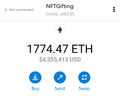 NFTGifting's tweet photo. ⭐️ $5,000 $ETH ~ 10 Winners 🏆

- Like &amp; RT ❤️
- Follow Me ✅
- Drop Your #ETH Wallet! 👇 https://t.co/EXYCUKy9vl