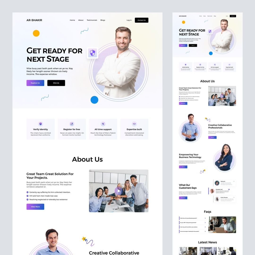 hasibdevs's tweet image. Landing page design 
If you have any work feel free to inbox me 🤝
.
.
#landingpage #landingwebsite 
#htmlwebsite  #wordpresswebsite #WordPressDevelopment #WordPressDesign #elementor #WebsiteDesign #html #css #codinglife #coding #divlife #landingpage #code #cms #uiux #Learning