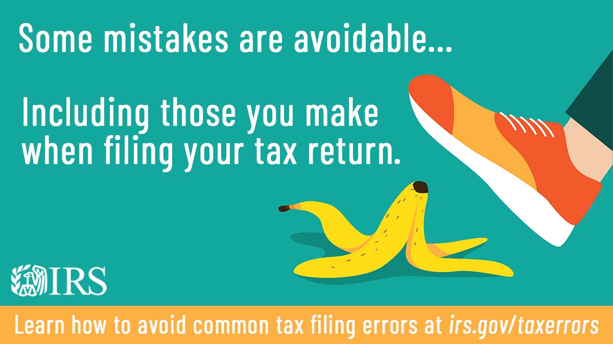 IRSnews's tweet photo. Filing too early before you receive all the proper tax reporting documents is a common tax error that may lead to a delay in processing your #IRS tax return.  Read more common errors to avoid when filing your tax return: https://t.co/3uU16CfYuC https://t.co/4K4pWDdDDP