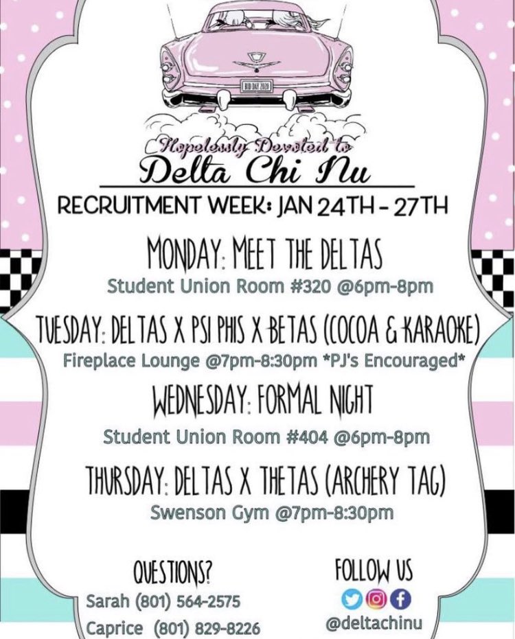 TauPsiBeta's tweet photo. Don’t forget to check out @DeltaChiNu_WSU @TheThetas and @Psi_Phi_Psi this week. See you soon! https://t.co/QztCo656ue