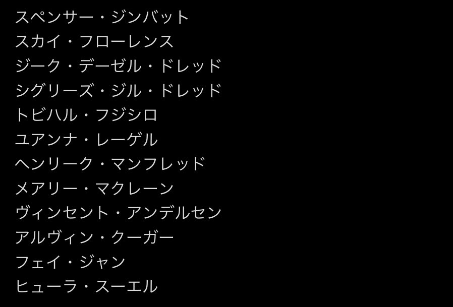 RGinleif's tweet photo. 登場させる人物の名簿
これからも増える
収拾つくか不安 https://t.co/WCvvrFy35c