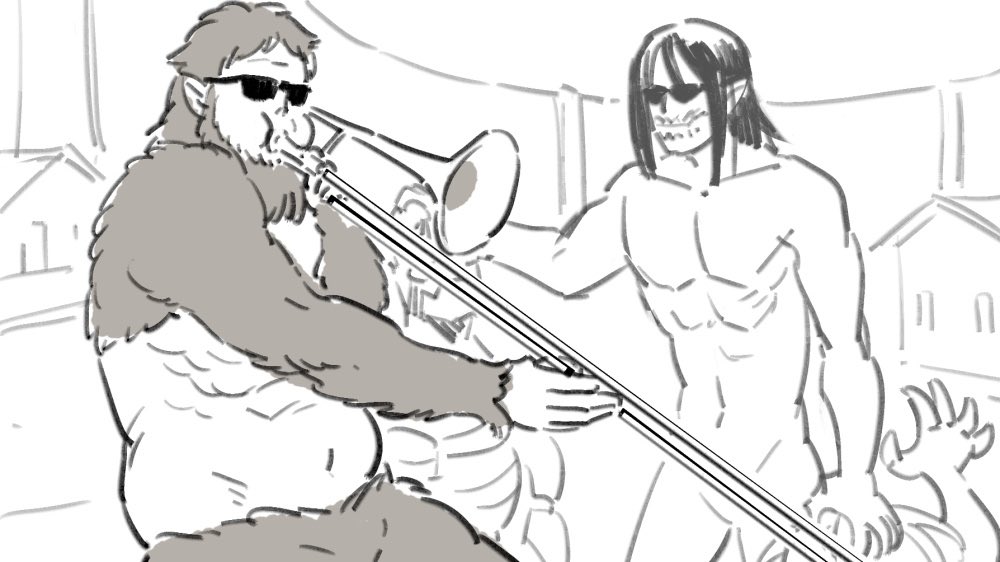 #AttackonTitanFinalSeason when Levi isn't home😎 