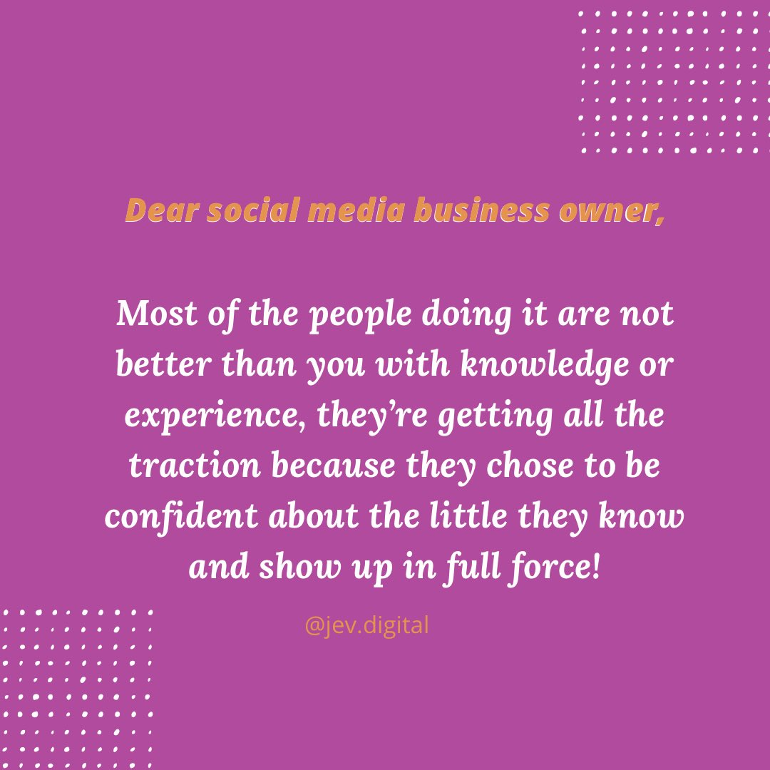 jennontech's tweet photo. People buy your confidence!!!
No matter how much you know, if youβre not showing us confidence we cannot believe that you really know what you claim to know.
#LagosNigeria #CaptionWriter #Caption #CaptionWriting https://t.co/yWU4Env8KB
