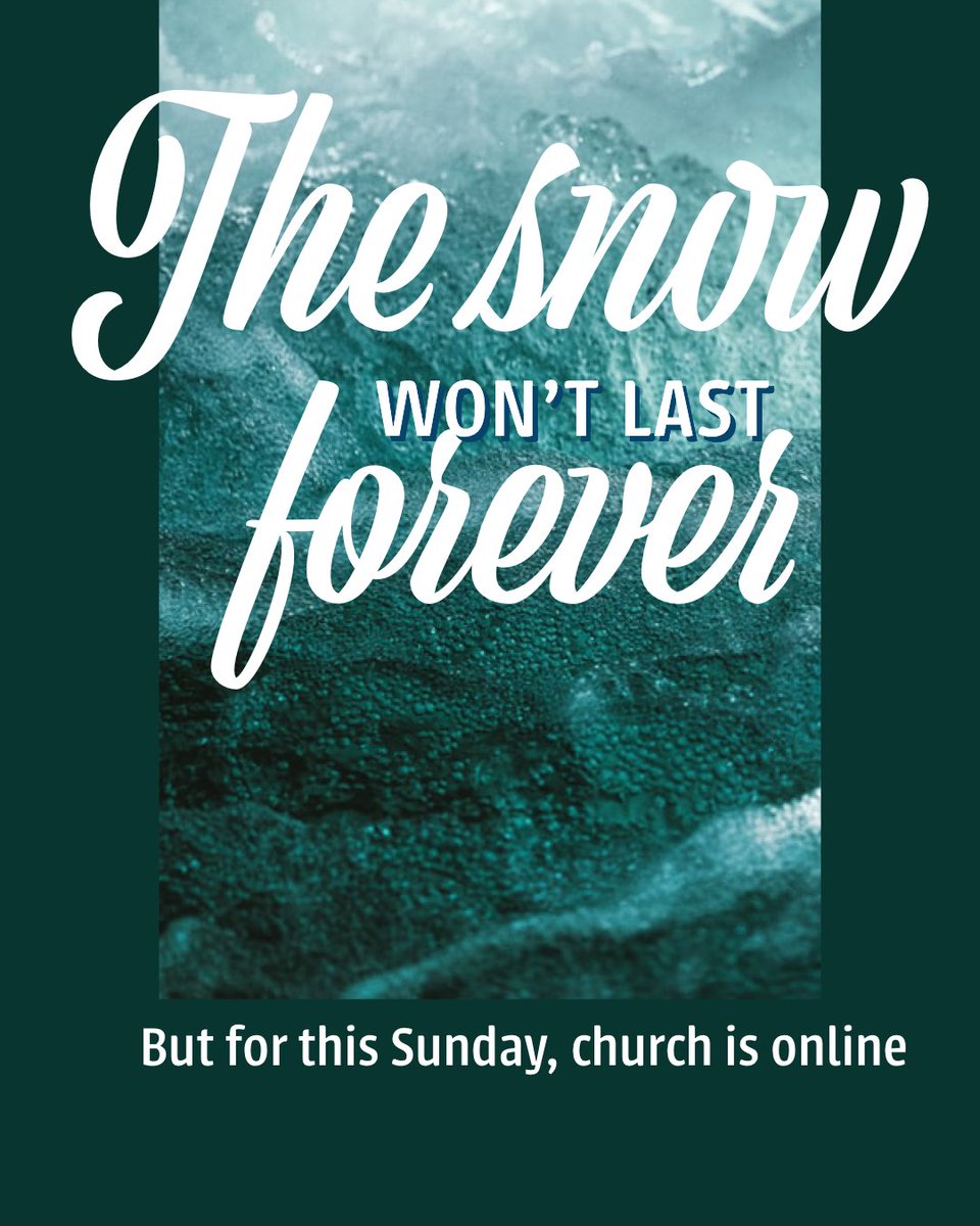 PerryCrChurch's tweet photo. Due to weather difficulties, services at River Bend Elementary are cancelled for Sunday, January 23, 2022. 
Join us for ONLINE worship at 10:30 AM!
https://t.co/LmnWDT7UBW https://t.co/LdzOM59MtB