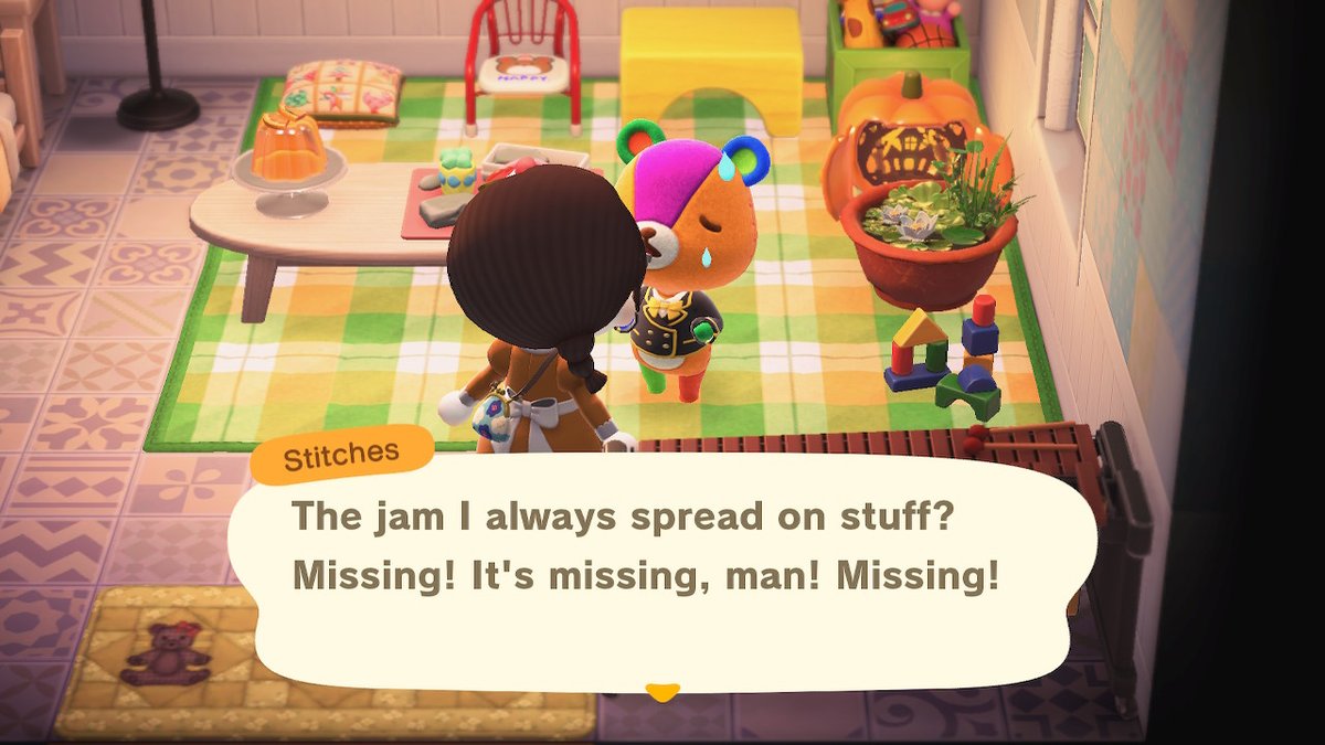_FallingLeaves's tweet image. Stitches just out here being real #stitches #lazyvillager #funny #AnimalCrossing #ACNH #NintendoSwitch