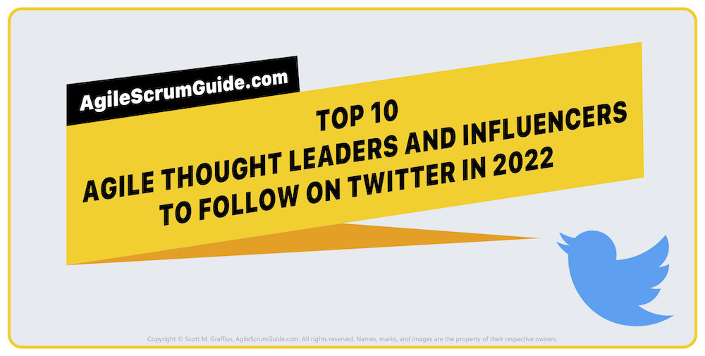 AgileScrumGuide's tweet photo. 🆕 Top 10 Agile Thought Leaders and Influencers to Follow on Twitter. The list is here: https://t.co/tL1nHhCYz4.
#Agile #Scrum #ThoughtLeader #Influencer #Twitter #AgileThoughtLeader #AgileInfluencer #AgileExpert #ScrumExpert #AgileOnTwitter #ProjectManagement #ScrumMaster https://t.co/FSz4chAnKQ